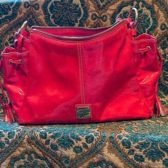 Dooney & Bourke Pink Patent Leather Handbag - Picture 1 of 8
